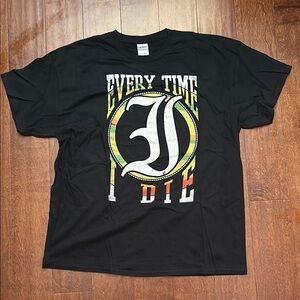 Every Time I Die Black Graphic Tee, Size Small, New Without Tags